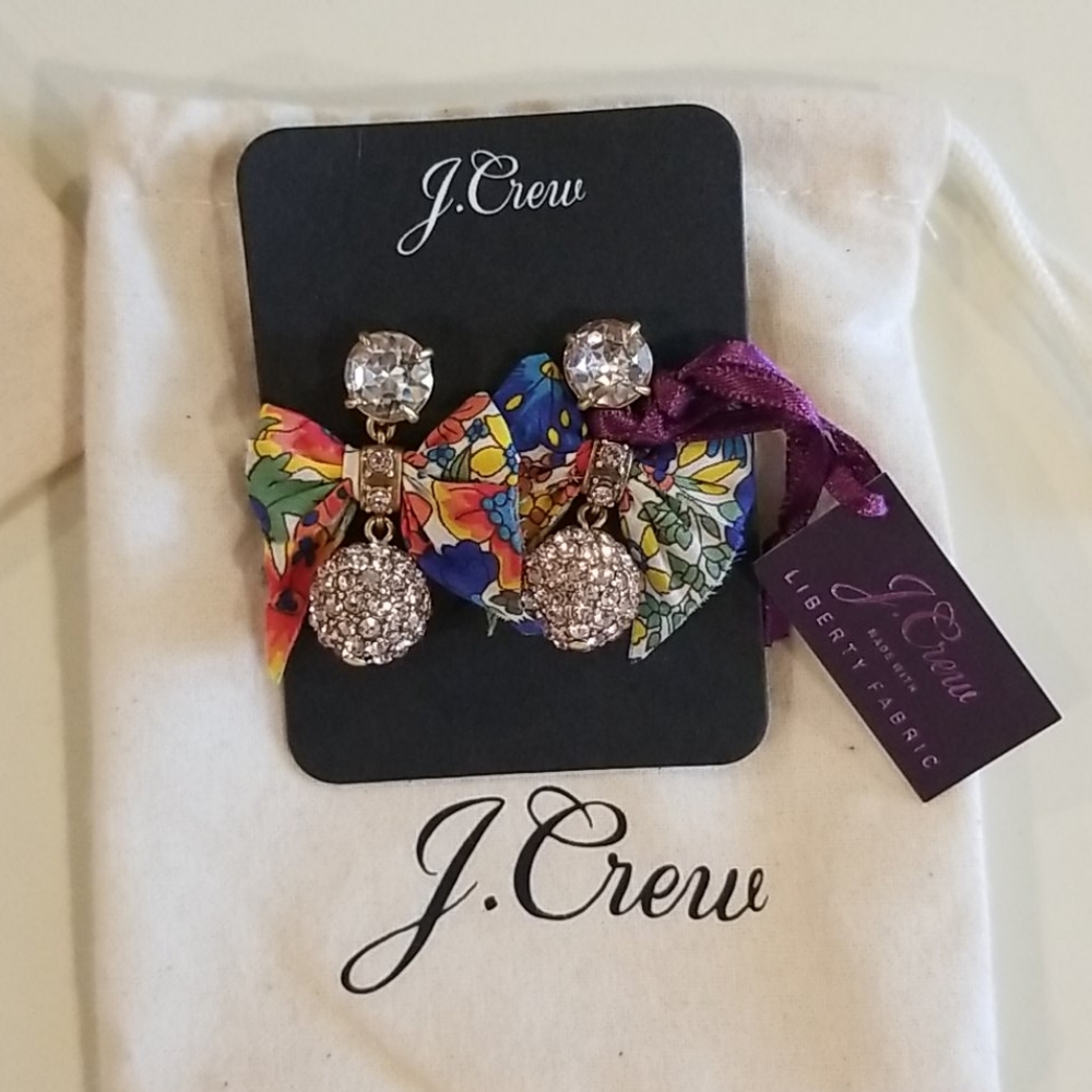 Jcrew bow earing